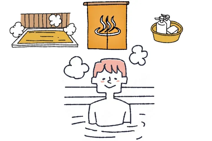 お風呂で全身をあたためる