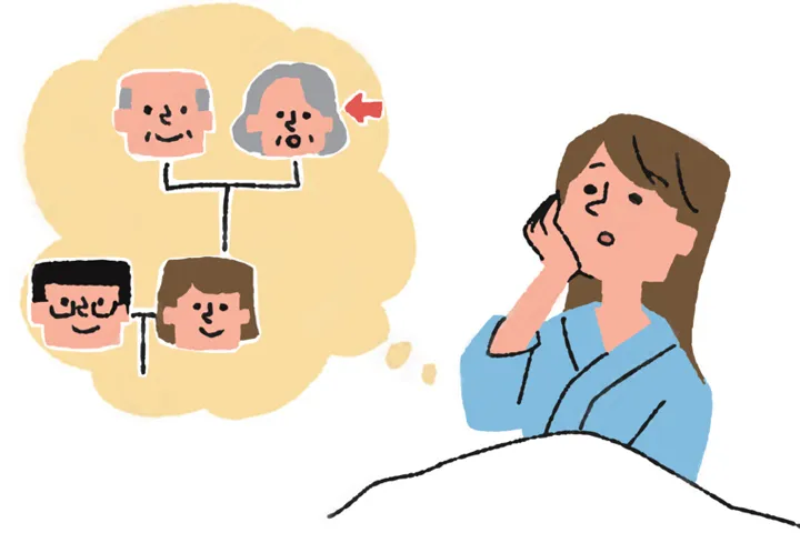 梗塞体質｜直系の近親者